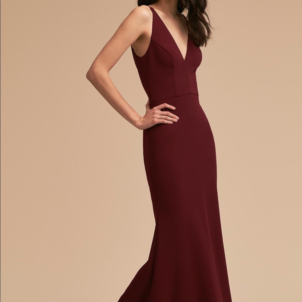 Anthropologie Jones Dress in Burgundy